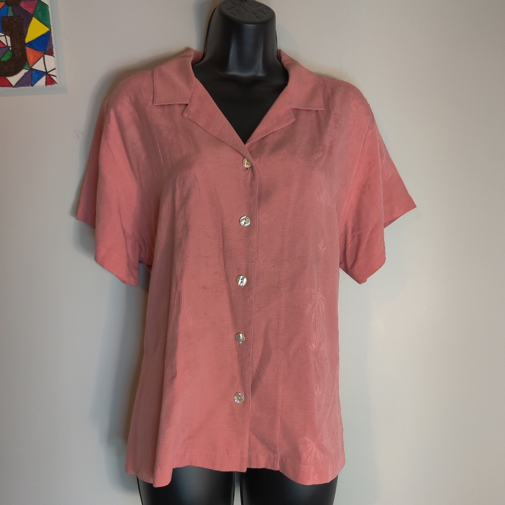 Tommy Bahama short Sleeve collared top